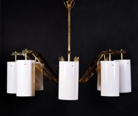 Monumental 8-Arm Chandelier, Manner of Stilnovo - Sold for $4,687 on 08-20-2020 (Lot 102).jpg